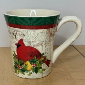 Cracker Barrel Season of Peace Cardinal Mug by Lori Siebert Christmas Holiday